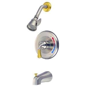   Tub/Shower Faucet Pressure Balanced with Temperature Limit Stop, Satin