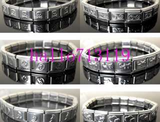 wholesale 50pcs 10styles stainless steel bracelets  