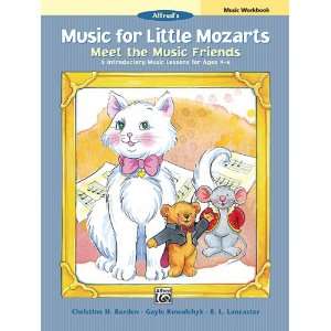   Mozarts Meet the Music Friends Music Workbook Book