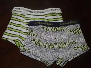 Calvin Klein Toddler Underwear 2 TRUNKS Navy 3T 4T  