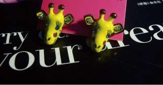 ea1742 Giraffa camelopardalis BJ earrings fashion for xmas girls gift 