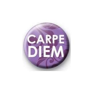  [Quantity 30] Gift Set   CARPE DIEM Purple Pinback Buttons 