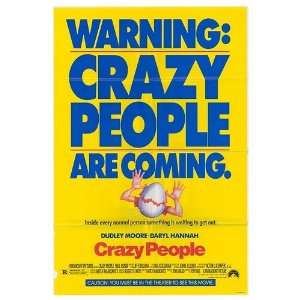  Crazy People Original Movie Poster, 27 x 40 (1990)