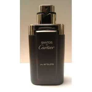 Cartier Santos Eau De Toilette Spray 3.3 Oz. New Unboxed