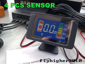   PARKING SENSOR REVERSE BACKUP RADAR SYSTEM LCD DISPLAY FPS912  