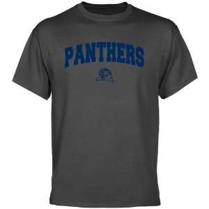  Pitt Panthers Charcoal Logo Arch T shirt  Sports 