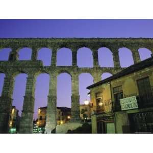  The Roman Aqueduct, Segovia, Castilla Y Leon, Spain 