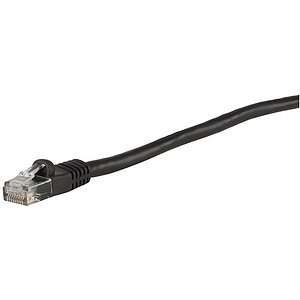  V7 Cat.6 Patch Cable. 10FT CAT6 BLACK SNAGLESS MOLDED 