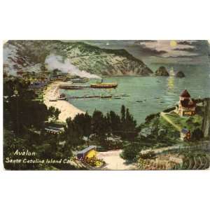   Postcard Avalon Santa Catalina Island California 