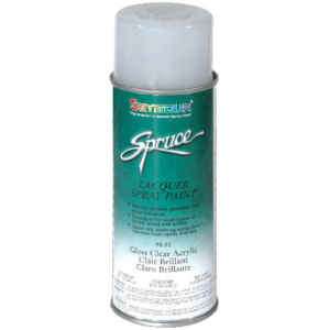 Spruce GLOSS CLEAR LACQUER Spray Can Paint 16 oz  