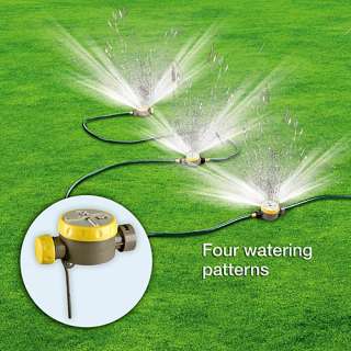 Head Sprinkler System w/ 4 Wattering Settings New 077855805388 