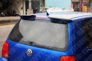 CARBON FIBER VOLKSWAGEN LUPO 3L 2PCS REAR ROOF SPOILER PU 99 05 NEW 