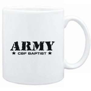  Mug White  ARMY Cbf Baptist  Religions Sports 