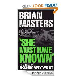 She Must Have Known Brian Masters  Kindle Store