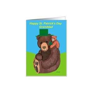  St. Patricks Day Granddad Teddy Bears Card Health 