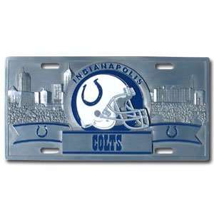  3D License Plate Indianapolis Colts