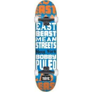  Traffic Puleo Eastbeast Complete Skateboard   7.8 w 