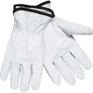  Safety Gloves   Prem. Grain Unlined Goatskin w/ Shirred 