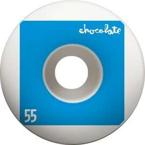  CHOC FLUORESCENT SQUARE 55mm (Set Of 4)