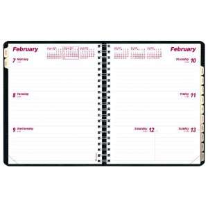  Brownline Weekly Planner, 8.75 x 6.75 Inches, Black (CB850 