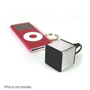  For iPhone Mini  Cube Speaker 3.5mm USB BLACK SILVER 