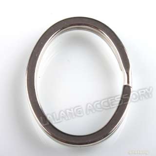 20x New Oval Split Ring Key Rings Fit Key Chain 160362  