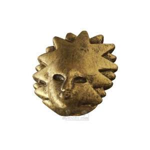  Siro cabinet hardware venice sun mask knob in antique 