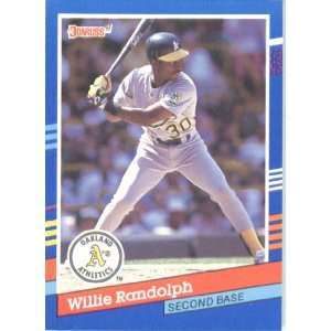  1991 Donruss # 217 Willie Randolph Oakland Athletics 