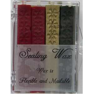   Flexible Sealing Wax (with wick)   4 Sticks