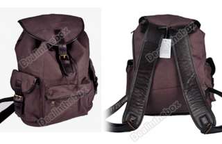 New Fashion Womens Bag Canvas Backpack /Bookbags Coffee Beige  