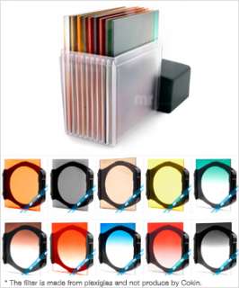 Color Filter 10 pcs Box Set for Cokin P Series colour  
