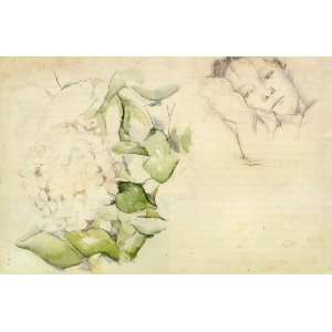  Cezanne   24 x 16 inches   Madame Cezanne (Hortense Fiquet) wit