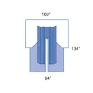   Split Drape With Screen   C V Split Drape w/Clear Anesthesia Screen