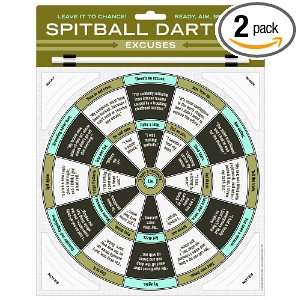  Knock Knock Spitball Dartpad Excuses (Pack of 2) Health 