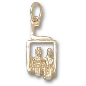  Skiers In Chairlift Charm/Pendant