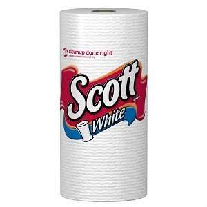  Scott Paper Towels, White, 1 roll