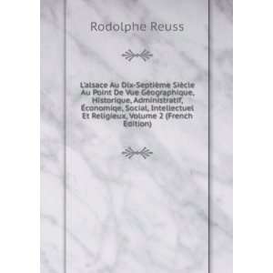   Et Religieux, Volume 2 (French Edition) Rodolphe Reuss Books