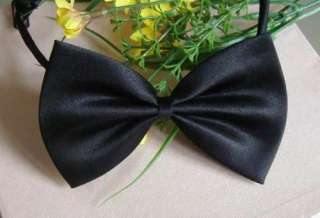 Wholesale 50 Pet Dog Cat handsome bow tie Necktie black  