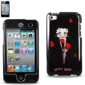  Betty Boop Bending with Hearts on Solid Black Protector 