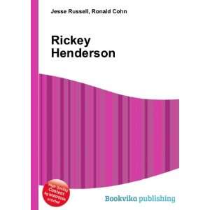  Rickey Henderson Ronald Cohn Jesse Russell Books