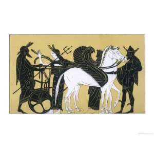  Neptune with His Chariot and Winged Horses Giclee Poster 