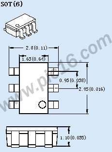 SOT23 TO DIP8 PIC10F200/ PIC10FXXX programmer Adapter  