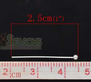Packet(2500PCs) Well Sorted Ball Head Pins 2.5cm(1)  