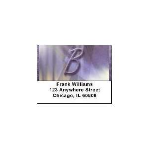  Prosperous Purple Monogram B Address Labels Office 