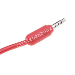 Red Retro Cell/Mobile Phone Handset HD Mic 3.5MM Pin for iPhone/iPad 