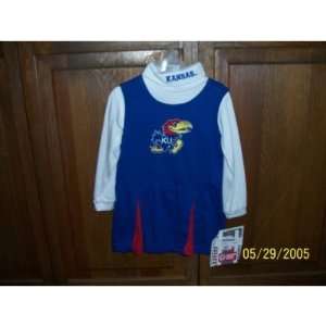 Kansas Jayhawks Cheerleader 2 pc Outfit Size 4t Sports 