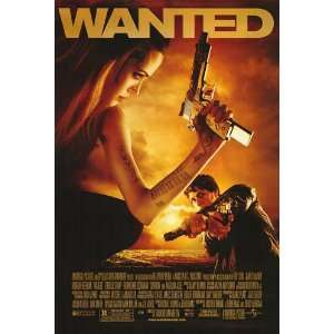  Wanted Original Double Sided Movie Poster 27 x 40 