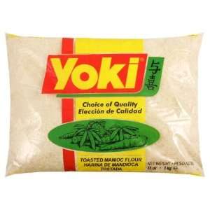Yoki Flour Manioc Toasted 2.2 LB (Pack Grocery & Gourmet Food