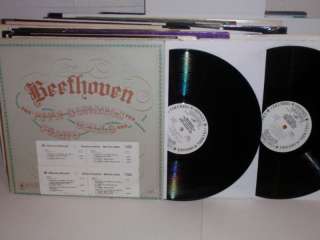 Shafran/ Ginzburg BEETHOVEN 5 Sonatas Cello 2 LP PROMO  