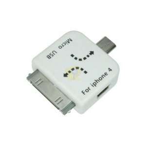 USB to Micro USB or iPhone Dock Adapter  Industrial 